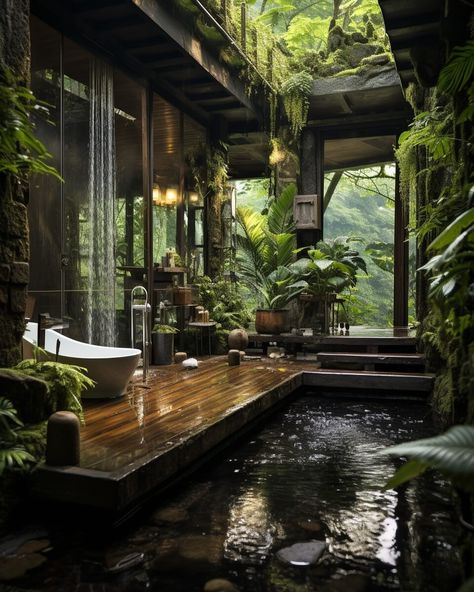 Outdoor Bathroom, Inspire Me Home Decor, Dream House Rooms, Fantasy House, Luxury Homes Dream Houses, Dream House Interior, Futurism, Dream House Exterior, House Goals