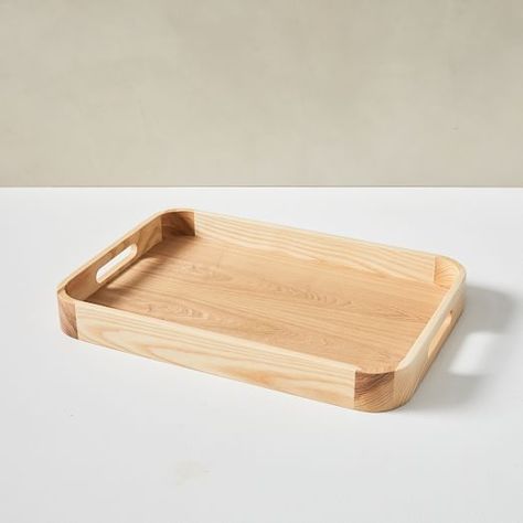 Home Accents and Accessories Sale | West Elm Gerobak Dorong, Wood Trays, Snow House, Butler Tray, Coffee Nook, Desk Tray, Carving Board, Vintage Kitchenware, Chrome Handles