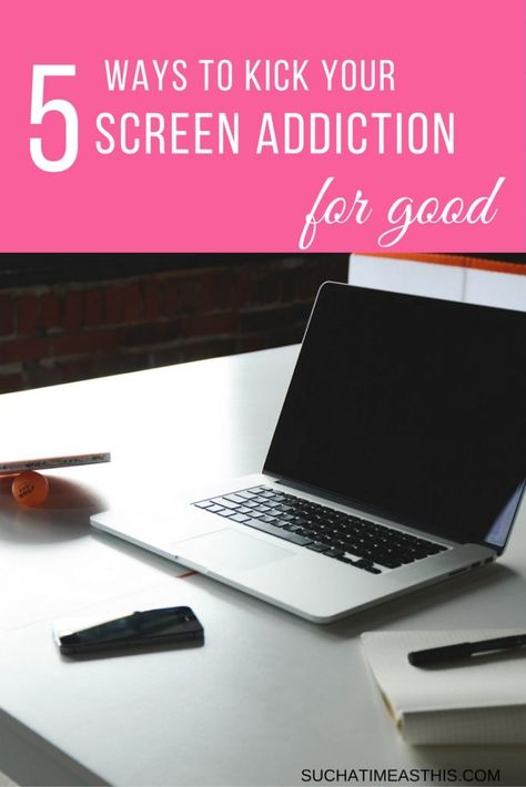 5 Ways to Kick Your Screen Addiction for Good #screentime #momlife #screenaddiction #addicted #iphone #device #tablet #selfcare Addicted To My Phone, Screen Time For Kids, Put Your Phone Down, Business Guide, Swipe File, Online Security, Emotional Wellbeing, School Shopping, Good Parenting