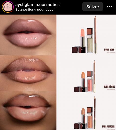 Trendy Lip Combo, Kim K Lip Combo, Mac Lipstick Shades For Fair Skin, Lip Combos Drugstore, Lip Combos For Dark Skin, Lipstick Shades For Fair Skin, Glossy Lips Makeup, Mac Lipstick Shades, Maquillage On Fleek