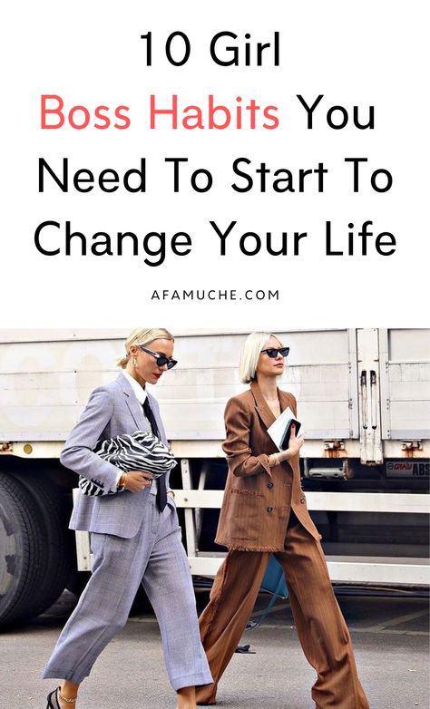 Successful Women Style, Habits Of Successful Women, A Successful Woman, Successful Woman, Business Woman Successful, Habits Of Successful People, Business Articles, Train Your Mind, Girl Boss Style