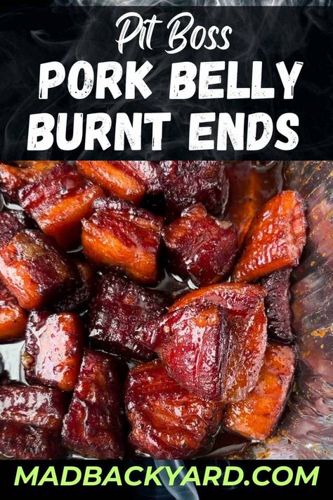 Pit Boss Pork Belly Burnt Ends Pork Burnt Ends, Smoked Pork Recipes, Smoked Pork Belly, Pork Belly Burnt Ends, Bbq Appetizers, Honey Barbecue, Sweet Pork, Burnt Ends, Pork Belly Recipes