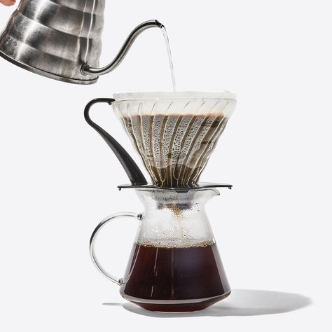 Pour Over Coffee Gear - How to Make the Best Pour Over Coffee | Bon Appétit Coffee To Water Ratio, Ways To Make Coffee, Iced Coffee At Home, How To Make Ice Coffee, Pour Over Coffee Maker, Make Coffee, Coffee Dripper, Coffee Makers, Coffee Filters