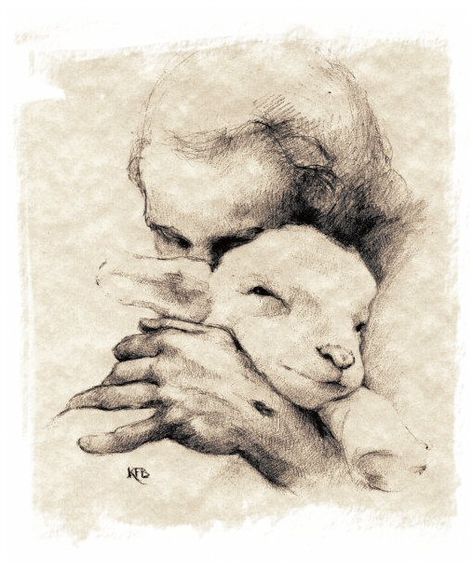 "He shall feed his flock like a shepherd: he shall gather the lambs with his arm, and carry them in his bosom," (Isaiah 40:11) Prayer Jar, In His Arms, Bad Apple, Creation Art, Prophetic Art, San Francesco, The Good Shepherd, A Sheep, Children Book