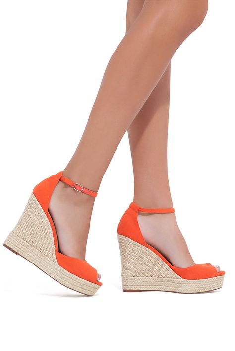 Coral Wedges, Orange Wedges, Shoes Orange, Cute Wedges, Wedges Shoes, Wedding Guest Shoes, Summer Wedding Guest, Shoes Heels Wedges, Cute Sandals