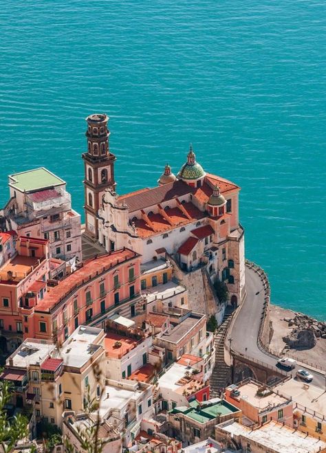 “I need six months of vacation, twice a year.” Atrani Italy, Salerno Italy, Places In Italy, Italy Aesthetic, The Amalfi Coast, Rocky Mountain National, Venice Italy, Best Vacations, Amalfi Coast