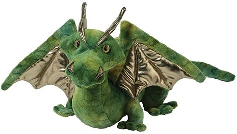 Amazon.com: Douglas Neo Green Dragon Plush Stuffed Animal: Toys & Games Dragon Stuffed Animal, Pete Dragon, Scale Texture, Green Fur, Pet Dragon, Mystical Forest, Fantasy Beasts, Tie Dye Pattern, Fantasy Lovers