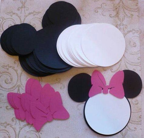 Minnie Γενέθλια Mickey Mouse, Black Minnie Mouse, Minnie Mouse Head, Minnie Birthday Party, Minnie Mouse Theme, Mouse Crafts, Minnie Party, Mickey Party, Minnie Mouse Birthday Party