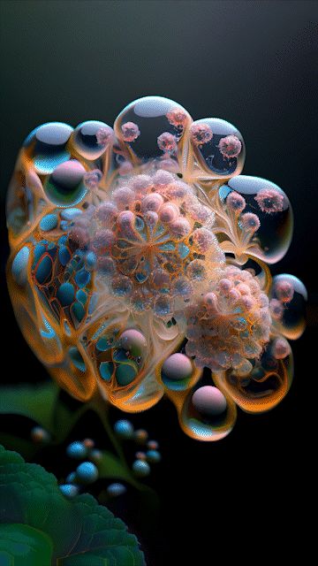 A looping gif of CGI-rendered circular lipids moving slowly outward form a central area. They are almost reminiscent of bubbles. Ancient Greece Art, Micro Photography, Wellcome Collection, Jellyfish Art, Bio Art, Colossal Art, Fish Wallpaper, Visual Culture, Art Archive