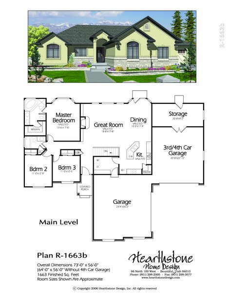 Rambler House Plans, House Renos, Big Garage, Floor Plan Layout, Build Your Own House, Dream Cottage, Family House Plans, House Floor, Sims 4 Houses