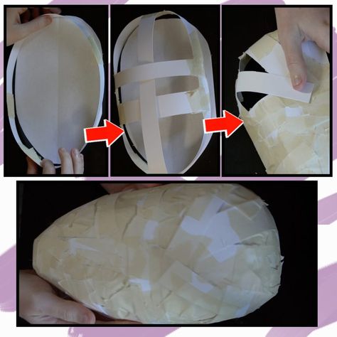 Paper Mache Mask Diy How To Make, Face Mask Tutorial How To Make, Foam Mask Diy, Cosplay Mask Ideas, Mask With Paper, No Face Mask, Mask Making Ideas, Cosplay Mask, How To Make Mask