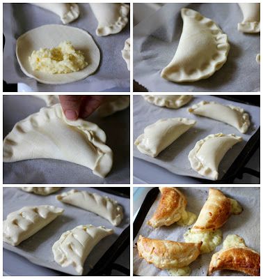 Green Gourmet Giraffe: Cheese, Onion and Potato Pasties (Tiddly Oggies) and Father's Day Quicklinks Scotch Pies, Potato Pasties, Haggis Neeps And Tatties, Cheese And Onion Pasty, Vegetable Pasties, Hand Pies Savory, Savory Baking, Pasties Recipes, Zucchini Bites