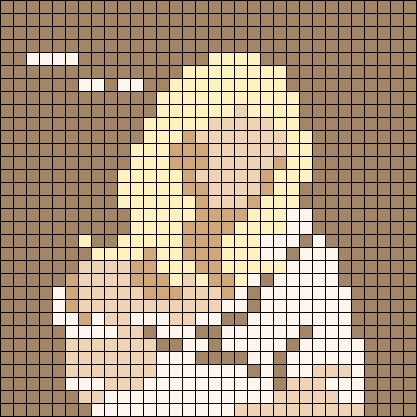 Perler Beads Movies, Peeler Bead Album Cover, Album Cover Grid Pattern, Billie Eilish Alpha Pattern, Album Cover Pixel Art Grid, Billie Eilish Diy Crafts, Alpha Patterns Marvel, Pixel Art Album Cover, Album Pixel Art