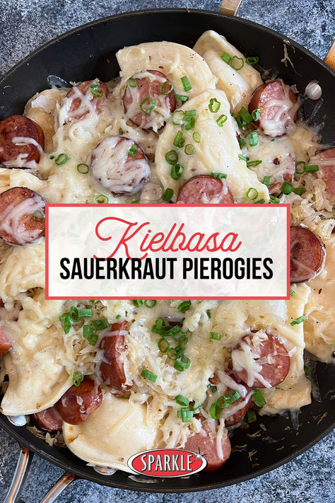 Sauerkraut And Pierogies, Perogies Kielbasa Sauerkraut, Perogies And Sauerkraut, Kielbasa Sauerkraut And Pierogies, Kielbasa Pierogies Sauerkraut, Kielbasa Sauerkraut And Pierogies Crockpot, Sauerkraut Dinner Recipes, Crockpot Kielbasa And Pierogies, Saurkraut Recipes German