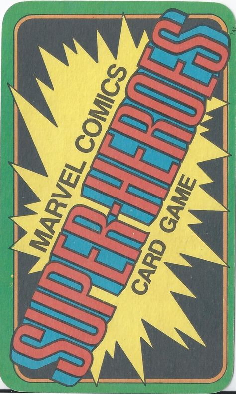 Marvel Comics Superheroes Card Game, Marvel Games, Marvel Cards, Marvel Comics Superheroes, Comic Book Panels, Milton Bradley, Marvel Comic Universe, Marvel Comic Character, Marvel Comic Books