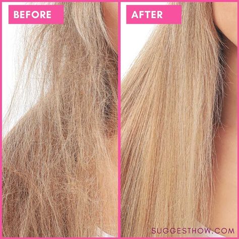 Hair Mask For Bleached Damaged Hair, Haircut Damaged Hair, Repair Bleach Damaged Hair, Fried Hair From Bleaching, Fried Hair Repair Diy, Bleach Damaged Hair Repair, Damaged Blonde Hair, Toning Bleached Hair, Bleach Damaged Hair