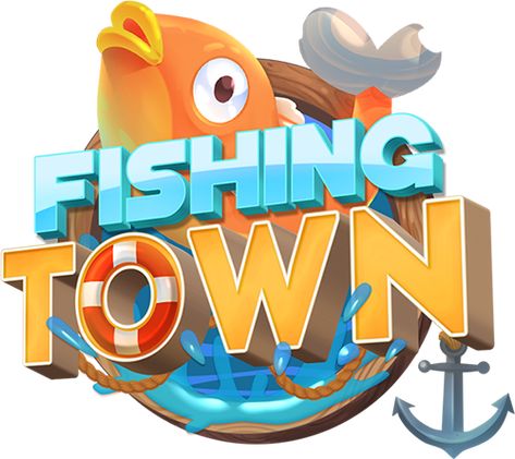 Fishing Town Game on Behance Ocean Games, Video Game Logos, Town Games, Fishing Town, Game Font, Logo Game, Match 3 Games, Text Logo Design, Game Logo Design