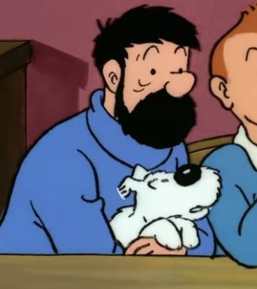 Captain Haddock, Cartoon Characters As Humans, The Adventures Of Tintin, Cool Guy, Dress Painting, Tin Tin, Retro Comic, Beards, Cartoon Characters