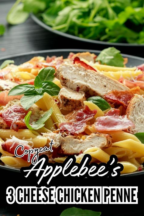 When it comes to comfort food, few dishes can rival the creamy, cheesy goodness of Applebees Three Cheese Chicken Penne. This delectable dish is a harmony of flavors, blending succulent grilled chicken with al dente penne pasta, all coated in a luxurious three-cheese sauce that's simply irresistible. Applebees Three Cheese Chicken Penne, 3 Cheese Chicken Penne, Three Cheese Chicken Penne, Gnocchi Pasta Recipes, Copycat Applebees, Chicken Penne Recipes, Homeschool Meals, Penne Recipes, Lemon Chicken Pasta