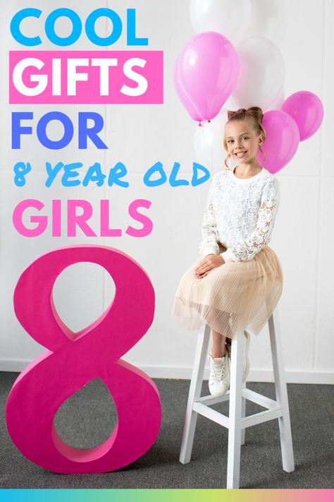 Cool Gift Ideas for 8 year old girls that she will love. Birthday Gift ideas or even for Christmas, Young girls love these toys #gifts #giftsforgirls Birthday Ideas For 8 Year Girl, 8 Year Birthday Ideas Girl Gifts, Gift Ideas For 8 Year Girl, Gifts For 8 Year Girl, 8 Year Birthday Ideas, 8 Year Birthday Ideas Girl, Craft Party Ideas, Birthday Presents For Girls, Diy Bird Bath