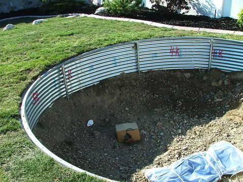 In the ground metal ring for a trampoline in South Jordan, Utah Sunken Trampoline, In Ground Trampoline, Backyard Trampoline, Best Trampoline, Backyard Flowers, Trampolines, Pergola Designs, Small Backyard Landscaping, Backyard Oasis