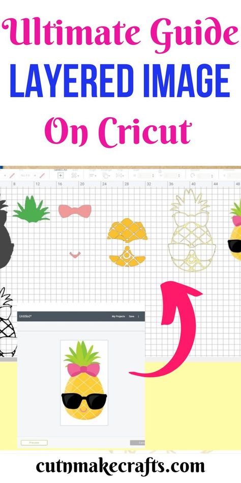 layered image on cricut How To Make Layers On Cricut, How To Layer Svg Files, Multi Layered Stencils, How To Create Layered Svg Files, Layering Heat Transfer Vinyl, Layer Htv Vinyl Cricut, How To Make A Multi Layer Svg, How To Do Multiple Color Vinyl On Cricut, Cricut Vinyl Layering