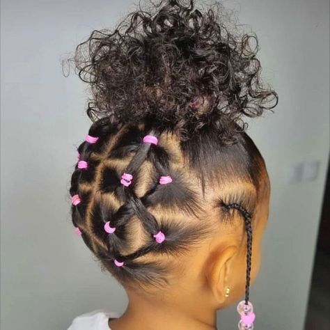 1 Year Birthday Hairstyle, Braided Styles For One Year Old, Infant Girl Hairstyles Black, Baby Girls Hairstyles Black, Baby Hairstyles Short Hair Black Kids, Easy Black Kids Hairstyles, Two Year Old Hairstyles, Kid Natural Hairstyles, Nine Year Old Hairstyles