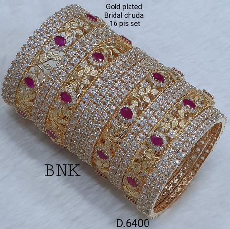 Stone Bangle Designs, Diamond Bracelets Wedding, Gold Bangles Set, Bridal Chooda, Bridal Jewelry Sets Brides, Bridal Jewellery Earrings, Indian Wedding Jewelry Sets, Bangle Box, Bridal Jewelry Vintage