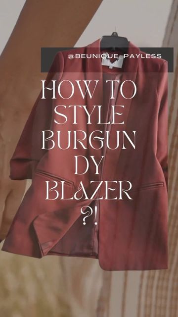 Burgandy Blazer Outfit Classy, Cranberry Blazer Outfit, Red Double Breasted Blazer Outfit, Wine Blazer Outfits For Women, Burgandy Blazer Outfits For Women, Maroon Blazer Outfits For Women, Wine Blazer Outfit, Burgundy Suit Women Outfit, Burgandy Blazer Outfit