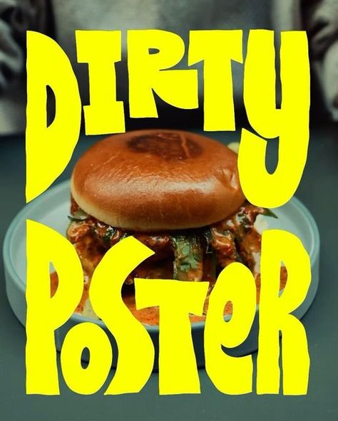 Poster on Instagram: "🍔🍟🍺 Get ready for “DIRTY POSTER” – the ultimate feast! Next Tuesday at @poster_thessaloniki, join us for a sizzling extravaganza of flavors. Our chef @vasilis_chamam is turning up the heat with a mouth-watering lineup of gourmet burgers, irresistible fried treats, and of course cold, refreshing beer 🍺. 📅 Mark your calendars: Flavors, friends, and fun. #DirtyPoster #BurgerBonanza #Streetfood #BeerBlast #PosterThessaloniki #GourmetBurgers #FoodieHeaven #craftbeerlove" Burger Typography, Burger Marketing, Food Design Poster, Burger Poster Design, Cheese Poster, Burger Poster, Fun Posters, Food Typography, Typographic Poster Design