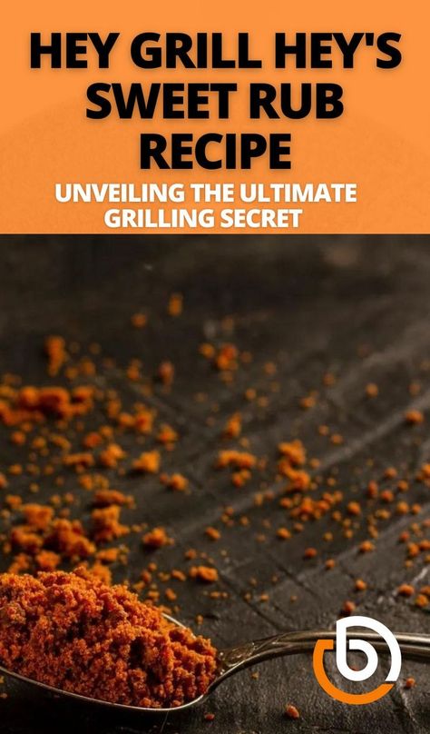 Your grilling game is simply not complete without a proper sweet rub. Luckily, the Hey Grill Hey’s sweet rub recipe comes to the rescue. Hey Grill Hey has a wide variety of products, but they are known for their signature sweet rub recipe. The ingredients are adjusted just right, so all you have to do is simply mix them and apply them to your meat. Hey Grill Hey Recipes, Sweet Rub Recipe, Hey Grill Hey, Spice Rubs, Homemade Dips, Dry Rub Recipes, Chicken Rub, Sweet Bar, Supper Ideas