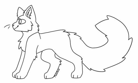 Cat Drawing Base F2u, Cat Bases Drawing, F2u Warrior Cat Base Transparent, Cat Fursona Ref Sheet Base, Warrior Cats Oc Base F2u, Warrior Cats Template, Free Warrior Cat Bases, Free Cat Base, Cat Drawing Template