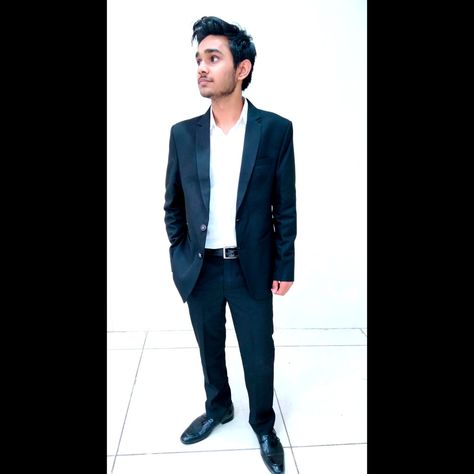 Praveen Dwivedi in wedding season, Charcoal Black 2 Piece Suit. Mens Outfit Black, 2 Piece Suit, Charcoal Black, Black Charcoal, Wedding Season, 2 Piece, Suit Jacket, Mens Outfits, Quick Saves