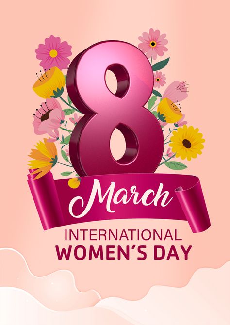 Poster Happy Womens Day 8 March#pikbest#templates Happy Womens Day Posters Graphic Design, 8march Women Day Poster, Happy Women Day Poster Design, Woman Day Poster, 8 March Women's Day Ideas, Womens Day Posters Graphic Design, Happy Women's Day Poster, Womens Day Poster, Happy Womens