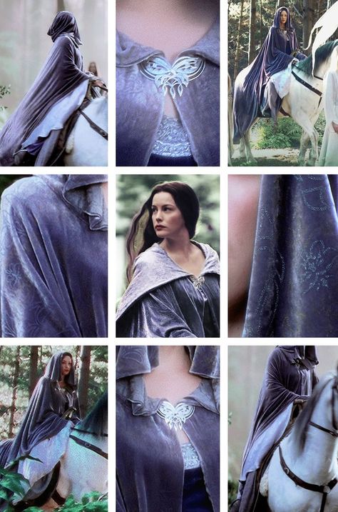 Lord Of The Rings Costumes, Arwen Lotr, Arwen Costume, Arwen Dress, Arwen Undomiel, Aragorn And Arwen, Elven Clothing, Hobbit Party, Lotr Costume