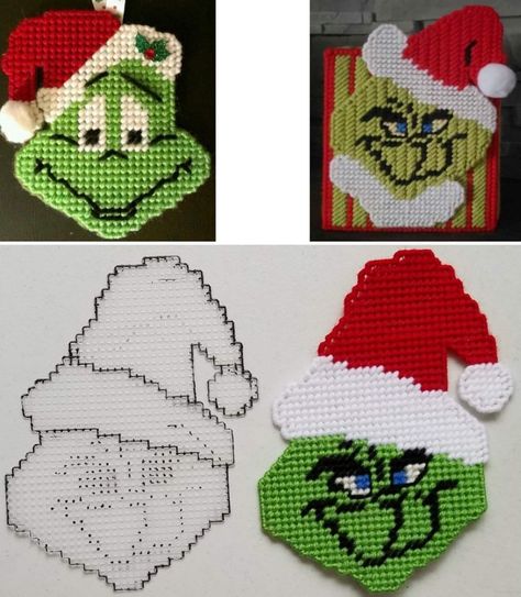 Grinch Plastic Canvas Patterns Free, Free Plastic Canvas Patterns To Download Christmas Ornament, Plastic Canvas Christmas Ornaments Free, Plastic Canvas Patterns Free Printable Christmas Ornament, Plastic Canvas Grinch Patterns, Grinch Plastic Canvas Patterns, Plastic Canvas Ornaments Free, Plastic Canvas Christmas Patterns Free, Christmas Plastic Canvas Patterns Free