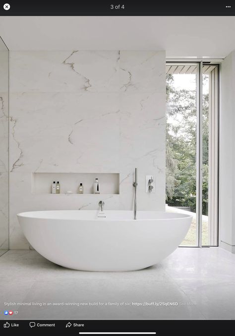 Mod Bathroom, Bathroom Niche, Mim Design, White Marble Bathrooms, Modern Luxury Bathroom, Suite Bathroom, Bathroom Design Luxury, Contemporary Bathrooms, Marble Bathroom