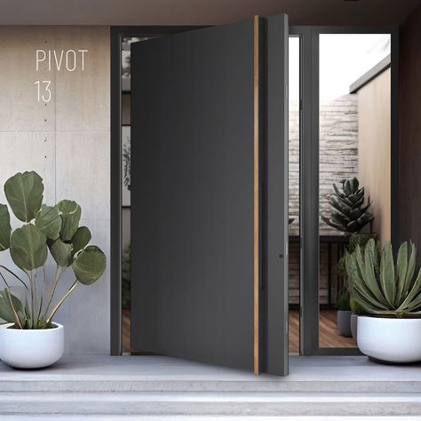 🖤 Meet the PIVOT 13 – a masterpiece of minimalist design. This model features a handle that perfectly matches the deep black infill, creating a seamless, elegant look. The extended flat surface of the door panel exudes sophistication and modernity. 🚪 #minimalistdesign #pivotdoors #blackdesign #modernhome #elegantliving #architecturelovers Pivot Doors, Model Features, Elegant Living, Door Panel, Deep Black, The Deep, Panel Doors, Flat Surface, Black Design