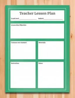 20 Free Editable Lesson Plan Templates in Google Docs for Teachers and Students