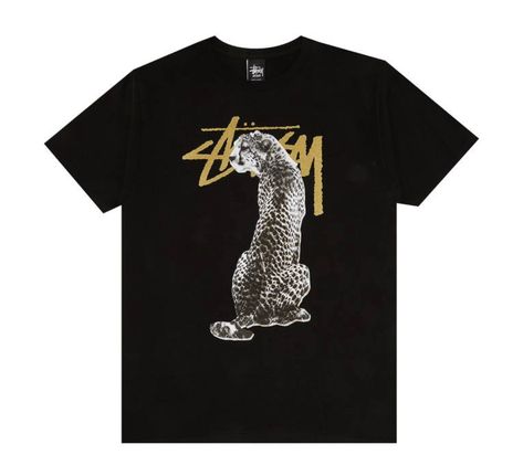 Animal Print Tshirt, Stussy T Shirt, Stussy Shirt, Merch T Shirt, Streetwear Tops, Stockholm Fashion, Back To School Outfits, Wearing Clothes, Dream Clothes