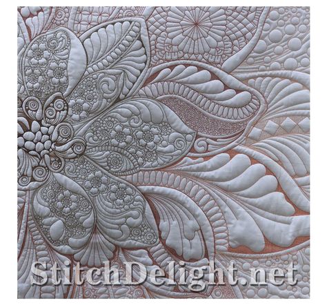 Embroidery Quilts, Stitch Delight, Graphic Design Magazine, Quilting Stitch Patterns, Quilt Techniques, Quilting Motifs, Free Motion Quilting Patterns, Machine Quilting Patterns, Freemotion Quilting