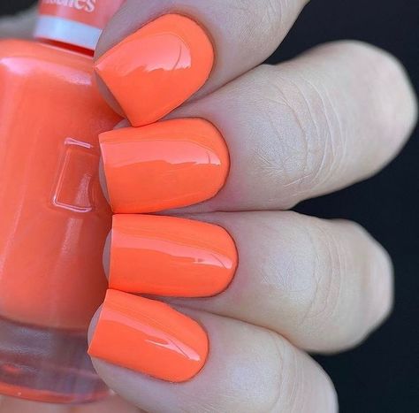 Daisy Nail Designs, INC. on Instagram: "🎂🍑 Orange-y, coral nails? Yes please! #PeachesNCream DND805 on @giueosesmaltes has us daydreaming about the perfect picnic 🧺 Available in gel polish and lacquer from the 2022 Thrill Ride Collection." Uñas Color Coral, Aqua Nails, Band Nails, Dnd Gel Polish, Powder Nail Polish, Coral Nails, Nails Trends, Daisy Nails, Peaches And Cream