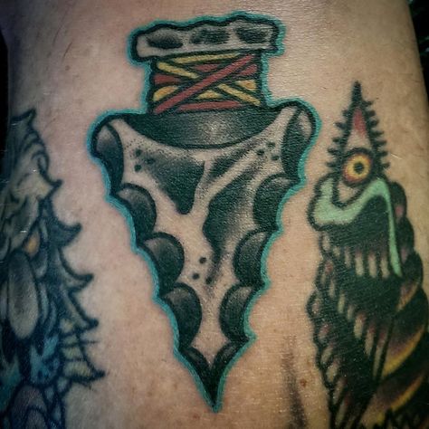 Arrowhead Tattoo Arrowhead Tattoo Traditional, Small Arrowhead Tattoo, Arrow Head Tattoo, Arrow Head Tattoos, Arrowhead Tattoo, Forearm Sleeve, Head Tattoo, Forearm Sleeve Tattoos, Arrow Head