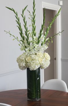 Gladiolus Arrangements, Tall Floral Arrangements, Large Floral Arrangements, Hydrangea Centerpiece, Altar Flowers, Large Flower Arrangements, Hydrangea Arrangements, Church Flower Arrangements, Gladioli