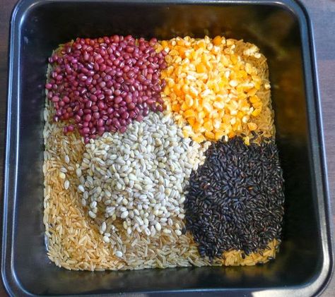 Multi Grain Rice, Mixed Grain Rice, Korean Mixed Rice, Cooking Long Grain Rice On Stove, Aroma Rice And Grain Cooker Recipes, Multigrain Rice Recipe, Korean Multigrain Rice, Rice Cooker Recipes, Long Grain Rice