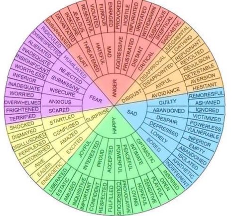 Adjective wheel Word Wheel, Eye Color Chart, Emotions Wheel, Feelings Wheel, Emotion Chart, Perfect Word, Charts For Kids, Writing Paper, Writing Tips