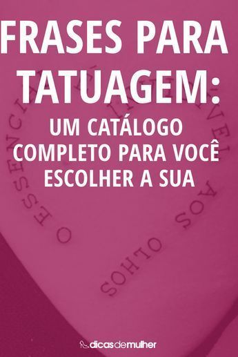 Frases para tatuagem: um catálogo completo para você escolher a sua Strawberry Panic, Short Quote Tattoos, P Tattoo, Parent Tattoos, Phrase Tattoos, Unalome Tattoo, Tattoo Feminina, Trendy Tattoos, Travel Inspired