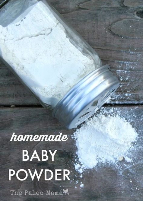 Homemade Baby Powder The Paleo Mama Baby Powder Uses, Dried Calendula, Diy Toiletries, Homemade Lotions, Baby Recipes, Medicine Chest, Healthy Baby, Homemade Beauty, Natural Cleaning