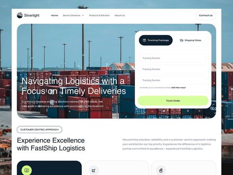 Logistics Website Design, Profile Website, Tracking Number, Website Header Design, Webpage Design, Mobile App Design, Landing Page Design, Website Development, Ux Design