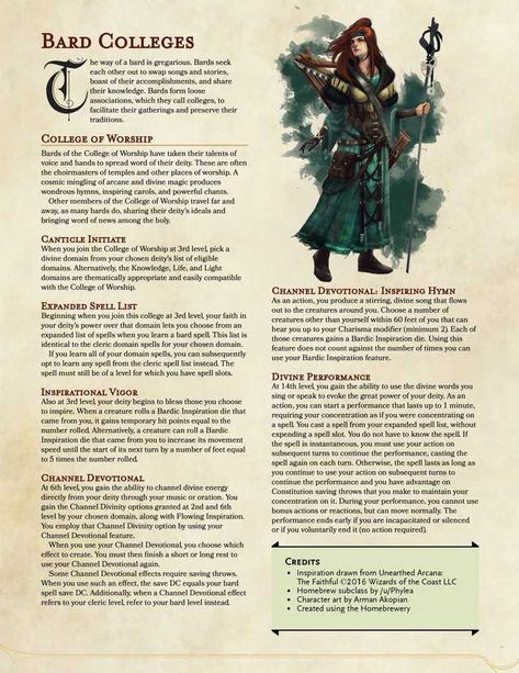 Some More D&D Homebrew Subclasses I have Gathered for you to Discuss, use, and whatever else you can think of. - Imgur Homebrew Classes, Dnd Bard, D D Classes, Bard College, Dnd Classes, Dnd Races, Dungeons And Dragons Classes, Dnd 5e Homebrew, Dragon Rpg